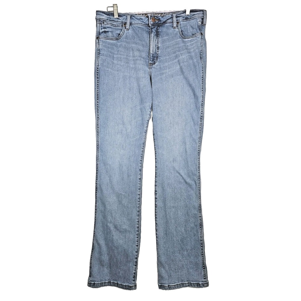 Wrangler Retro The Green Jean Slim Boot 32/36 Blue Cowboy Western Cotton Rodeo